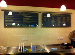 Ruxley Menu boards